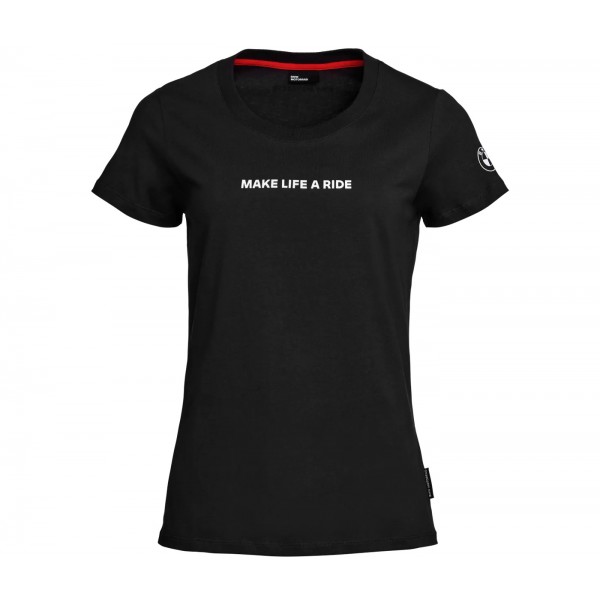 BMW Motorrad T-Shirt Make Life A Ride Γυναικείο Μαύρο ΕΝΔΥΣΗ
